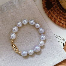 Baroque Pearl Bean Locker Bracelet